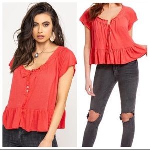 Free People Camelia Blouse XS